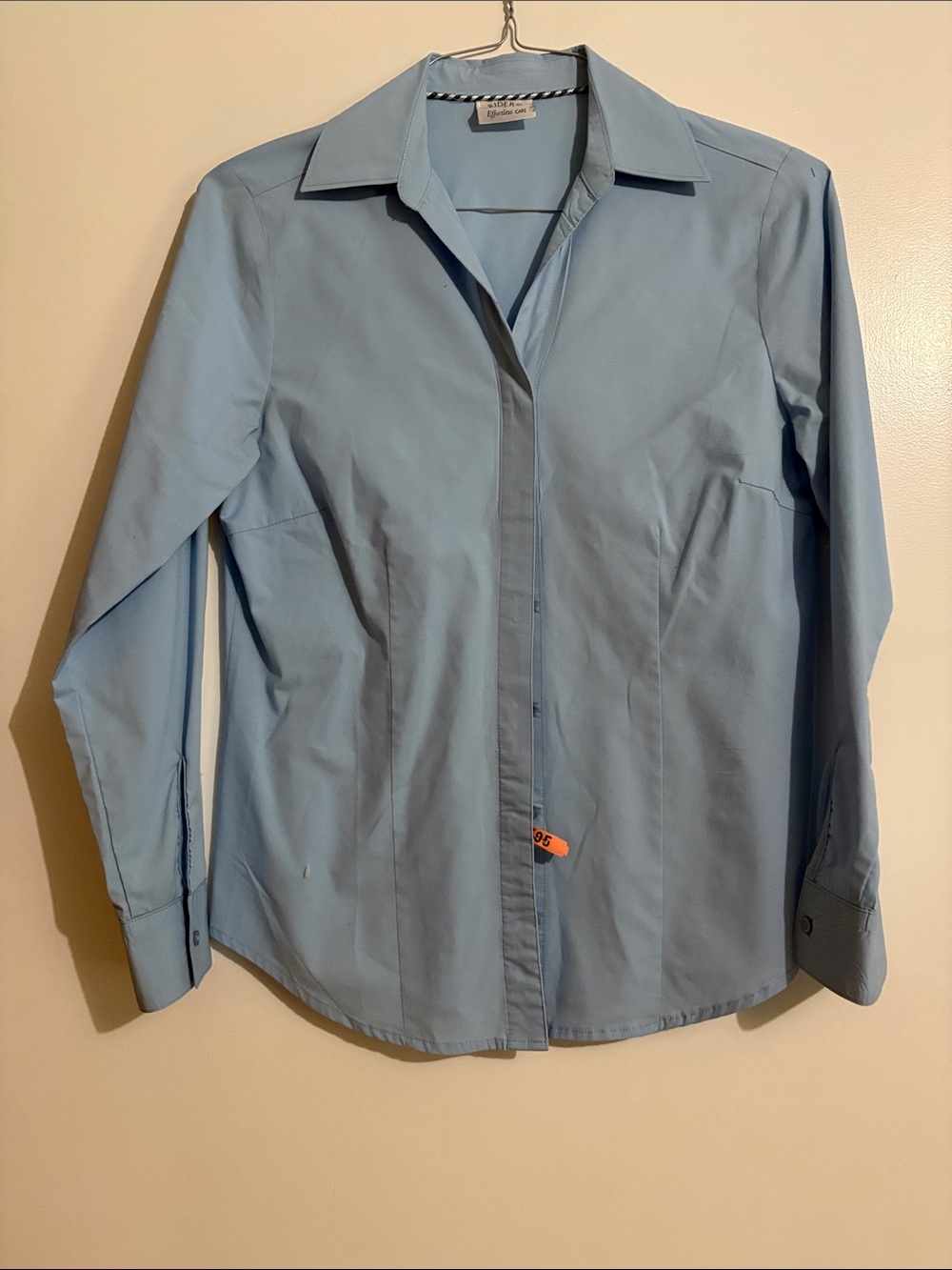 Riders by Lee Light Blue Women's Button-Down Shirt